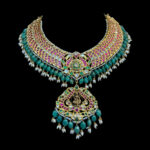 Divine Lakshmi Ruby Jadau Kundan Choker