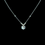 Elegant Gold & Diamond Hexagon Honeycomb Chain