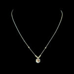 Elegant Gold & Diamond Hexagon Honeycomb Chain