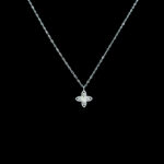 Dainty Gold Clover Floral Pendant Chain