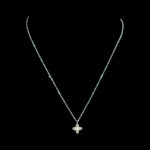 Dainty Gold Clover Floral Pendant Chain