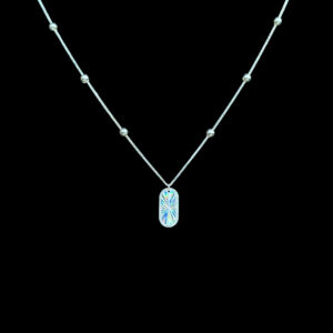 Elegant Gold Oval Capsule Diamond-Cut Chain