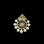 Divine Ruby & Diamond Chakra Pearl Pendant