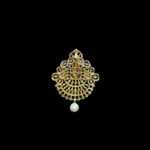 Radiant Ruby & Diamond Pearl Drop Pendant