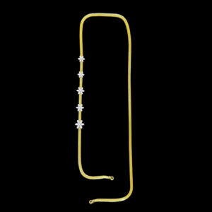 Radiant Diamond Star Floral Gold Side Chain