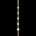 Radiant Diamond Star Floral Gold Side Chain