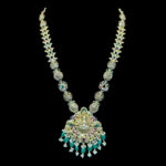 Divine Lakshmi Antique Gold Ruby Haram