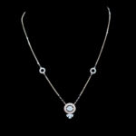 Elegant Diamond Circle Rose Gold Mangalsutra