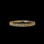 Dainty Gold Carved Bangles Set