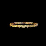 Graceful Gold Beaded Bangles Set