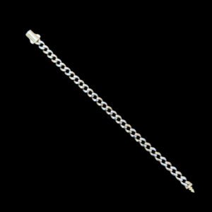 Classic Silver Curb Link Bracelet