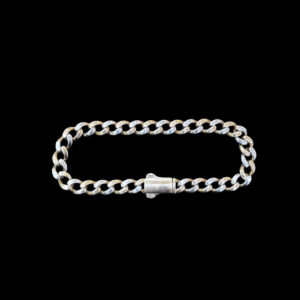 Classic Silver Curb Link Bracelet