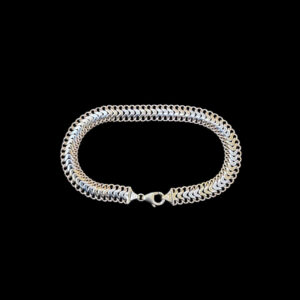 Classic Two-Tone Gold Foxtail Bracelet