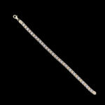 Elegant Two-Tone Silver Brick Link Bracelet