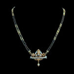 Divine Balaji Antique Gold Black Bead Mangalsutra