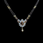 Divine Ganesha Diamond Black Bead Mangalsutra
