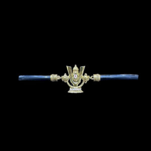 Sacred Balaji Shankh Chakra Silver Namam Bracelet