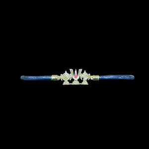 Sacred Balaji Shankh Chakra Silver Kada Bracelet