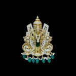 Divine Balaji Antique Gold Diamond Pendant