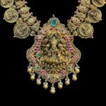 Grand Lakshmi Antique Gold Kasu Coin Haram Necklace