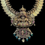 Majestic Lakshmi Antique Gold Kasu Coin Gopuram Haram