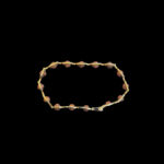 Sacred Rudraksha & Gold Link Bracelet