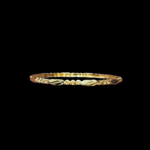 Regal Gold Twisted Bangles Set