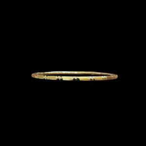 Elegant Gold Slim Bangles Set