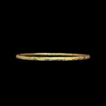 Dainty Gold Diamond-Cut Bangles Set