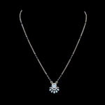 Dainty Diamond Floral Mangalsutra