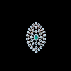 Grand Emerald & Diamond Cocktail Ring