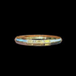 Ornate Nakshi Two-Tone Gold Bangle