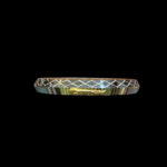 Majestic Nakshi Two-Tone Gold Bangle