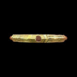 Sacred Rudraksha Two-Tone Gold Bangle