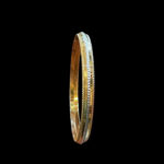 Classic Two-Tone Gold Bangle