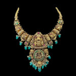 Divine Ganesha Temple Antique Gold Necklace