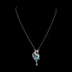 Whimsical Peacock Emerald & Diamond Mangalsutra