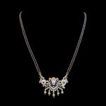 Divine Balaji Diamond Mangalsutra with Gold Drops