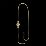 Divine Lakshmi Ruby & Gold Chain Bracelet