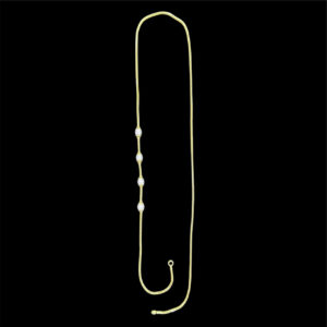 Elegant Gold & Diamond Oval Bead Chain
