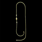 Ornate Floral Gold & Diamond Mugappu Chain