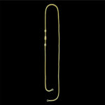 Graceful Diamond Barrel Bead Gold Chain