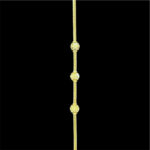 Dainty Gold Floral Bead Chain