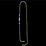 Radiant Ruby & Emerald Cylinder Bead Gold Chain