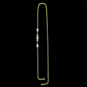 Elegant Multicolour & Diamond Bead Gold Chain