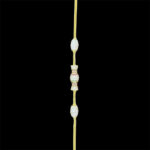 Elegant Multicolour & Diamond Bead Gold Chain