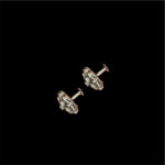 Ethereal Diamond Victorian Clover Studs