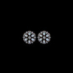 Ethereal Diamond Victorian Clover Studs
