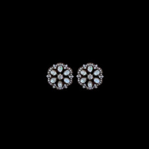 Ethereal Diamond Victorian Clover Studs