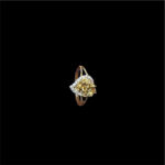 Divine Lakshmi Antique Gold Ring